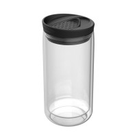 transparent, schwarz