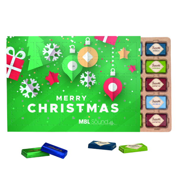 Premium Tisch Adventskalender Eco