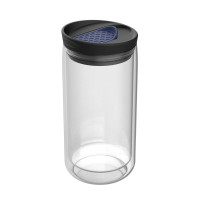 transparent, dunkelblau