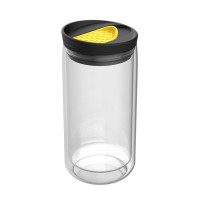 transparent, gelb